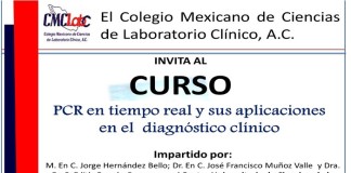 Curso PCR en tiempo real y sus aplicaciones en el diagnóstico clínico