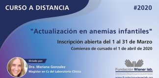 Curso online: Actualización en Anemias Infantiles
