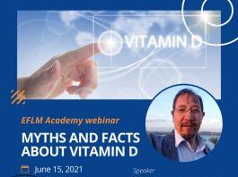 EFLM Academy webinar: Myths and facts about vitamin D
