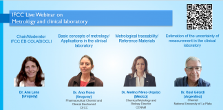 IFCC free webinar “Metrology and Clinical Laboratory”